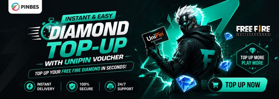 মাত্র ১ মিনিট এ ডায়মন্ড  Top Up করুন ? UniPin Voucher দিয়ে।